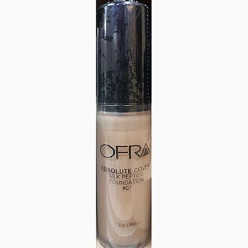 Ofra makeup absolute cover silk peptide foundation no.7 1.2Oz 36ml